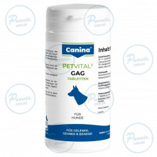 Вітаміни Canina Petvital GAG для собак, глюкозамін з екстрактом мідій, для суглобів та тканин, 90 г (90 табл)