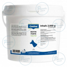 Витамины Canina Biotin Forte Tabletten для собак, интенсивный курс для шерсти, 2000 г (600 табл)