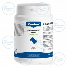 Вітаміни Canina Canhydrox GAG для собак, при проблемах з суглобами та м'язами, 200 г (120 таб)