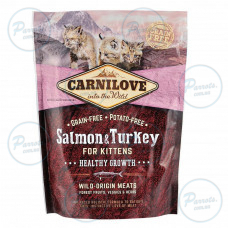Сухий корм Carnilove Cat Salmon & Turkey для кошенят, лосось та індичка, 400 г