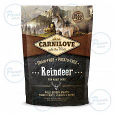 Сухий корм Carnilove Raindeer для дорослих собак всіх порід, оленина та кабан, 1,5 кг