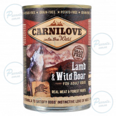 Влажный корм Carnilove Lamb & Wild Boar для собак, ягненок и кабан, 400 г