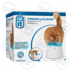 Поїлка-фонтан Catit Fresh & Clear для котів та собак, 2 л (пластик)