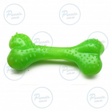 Игрушка Comfy Кость с выступами для собак, 16,5 см (резина, зеленый)