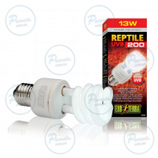 Лампа тераріумна Exo Terra Reptile для пустельних рептилій, ультрафіолетова, люмінесцентна, 13 W, E27