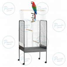 Клетка Fop Tiffany для птиц, на колесах, 72х55,5х123,5 см (оцинкованная)