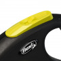Повідець-рулетка Flexi New Neon для собак, з тросом, розмір S 5 м / 12 кг (жовтий)