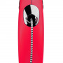 Поводок-рулетка Flexi New Classic для собак, с тросом, размер M 8 м / 20 кг (красная)