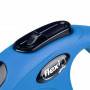 Поводок-рулетка Flexi New Classic для собак, с тросом, размер XS 3 м / 8 кг (синяя)