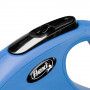 Поводок-рулетка Flexi New Classic для собак, с лентой, размер S 5 м / 15 кг (синяя)