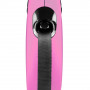 Поводок-рулетка Flexi New Classic для собак, с лентой, размер XS 3 м / 12 кг (розовая)