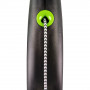 Рулетка Flexi Black Design для собак, трос, розмір XS, 3 м (зелена)
