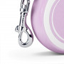 Рулетка Flexi New Comfort для собак, стрічка, розмір S, 5 м (рожева)