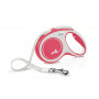Рулетка Flexi New Comfort для собак, стрічка, розмір M, 5 м (червона)