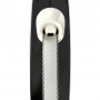 Рулетка Flexi New Comfort для собак, стрічка, розмір XS, 3 м (чорна)
