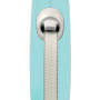 Рулетка Flexi New Comfort для собак, стрічка, розмір S, 5 м (блакитна)