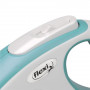 Рулетка Flexi New Comfort для собак, лента, размер S, 5 м (голубая)