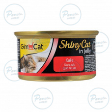 Влажный корм GimCat Shiny Cat для кошек, курица, 70 г