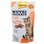 Вітамінні ласощі GimCat Nutri Pockets для котів, лосось, 60 г