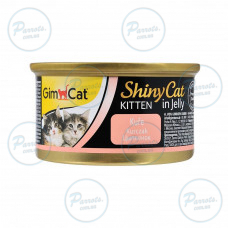 Вологий корм GimCat Shiny Kitten для кошенят, курка, 70 г