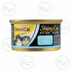 Вологий корм GimCat Shiny Kitten для кошенят, тунець, 70 г