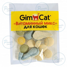 Вітаміни GimCat «Вітамінний мікс» для котів, 12 шт