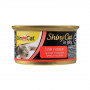 Вологий корм GimCat Shiny Cat для котів, з тунцем та лососем, 70 г