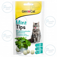 Витамизированные лакомства для кошек GimCat Cat-Mintips с кошачьей мятой, 40 г