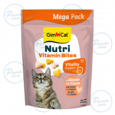 Витамины GimCat NUTRI MULTI-VITAMIN BITES HUHN для кошек мультивитамин 425г