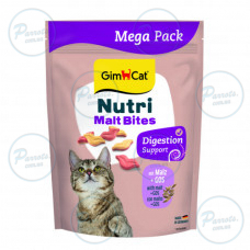 Витамины GimCat NUTRI MALT BITES для взрослых кошек для выведения комков шерсти с мальтом 425г