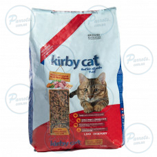 Сухий корм Kirby Cat для котів, курка, індичка та овочі, 1,5 кг