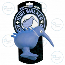 Игрушка Kiwi Walker «Птица киви» для собак, голубая, 8,5 см