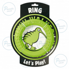 Игрушка Kiwi Walker «Кольцо» для собак, зеленое, 13,5 см