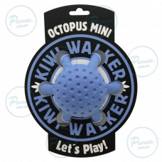 Іграшка Kiwi Walker «Восьминіг» для собак, блакитний, 13 см