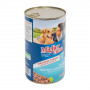 Вологий корм Migliorcane для собак, шматочки з рибою та білим м'ясом, 1250 г