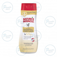 Шампунь - кондиціонер 8in1 Nature s Miracle для собак з ароматом вівсяного молока та фісташки 473 мл