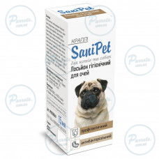 Лосьйон ProVET SaniPet для догляду за очима котів і собак, 15 мл (краплі)