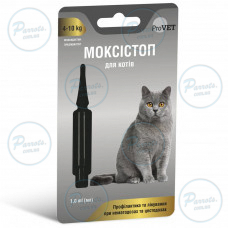Антигельмінтний препарат ProVET «Моксістоп» для котів 4-10 кг (1 піпетка)