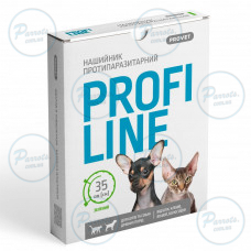 Ошейник Provet Profiline для кошек и собак 35 см, зеленый (инсектоакарицид)