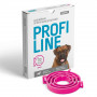 Нашийник Provet Profiline для великих порід собак 70 см, фуксія (інсектоакарицид)