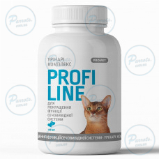 Вітаміни Provet Profiline для котів, Урінарі Комплекс для поліпшення функції сечовивідної системи, 180 таб.