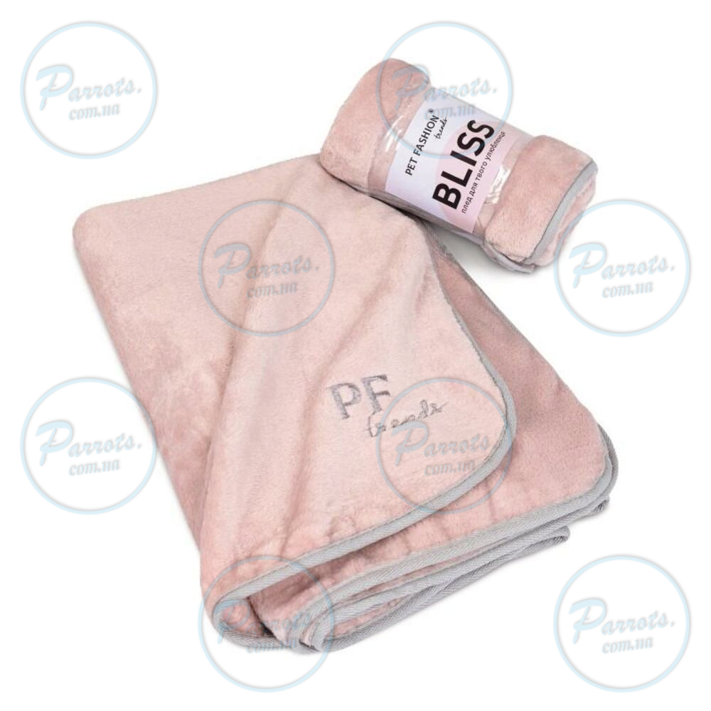 Плед Pet Fashion «Bliss» для собак та цуценят, 77х60 см, пудра