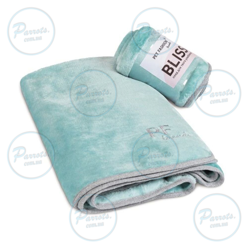 Плед Pet Fashion «Bliss» для собак та цуценят, 77х100 см, м'ята