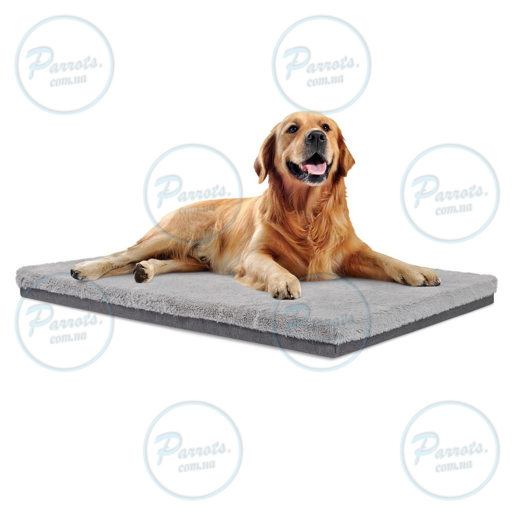 Ортопедичний матрац Pet Fashion «Medi Sleep Memory» для собак, розмір L, 92х65х4 см, сірий