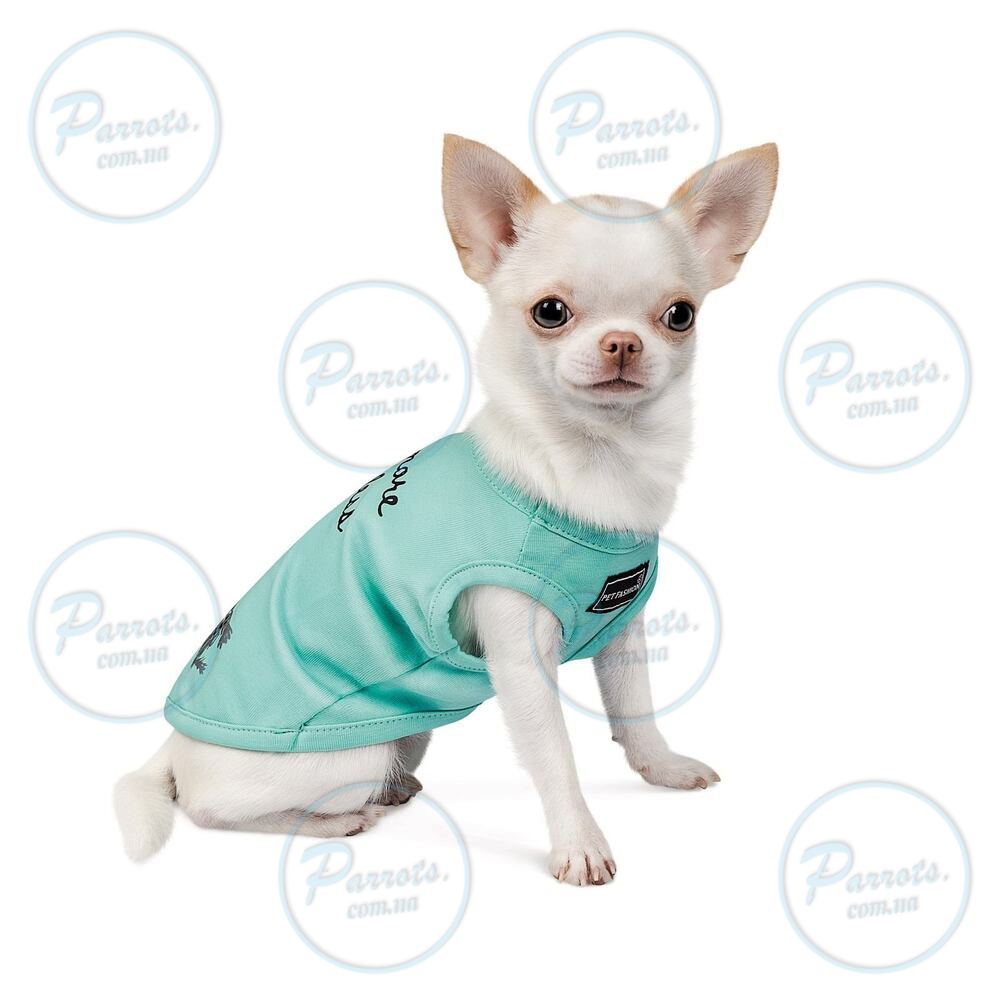 Борцовка Pet Fashion «Puppy» для собак, размер S, мятная