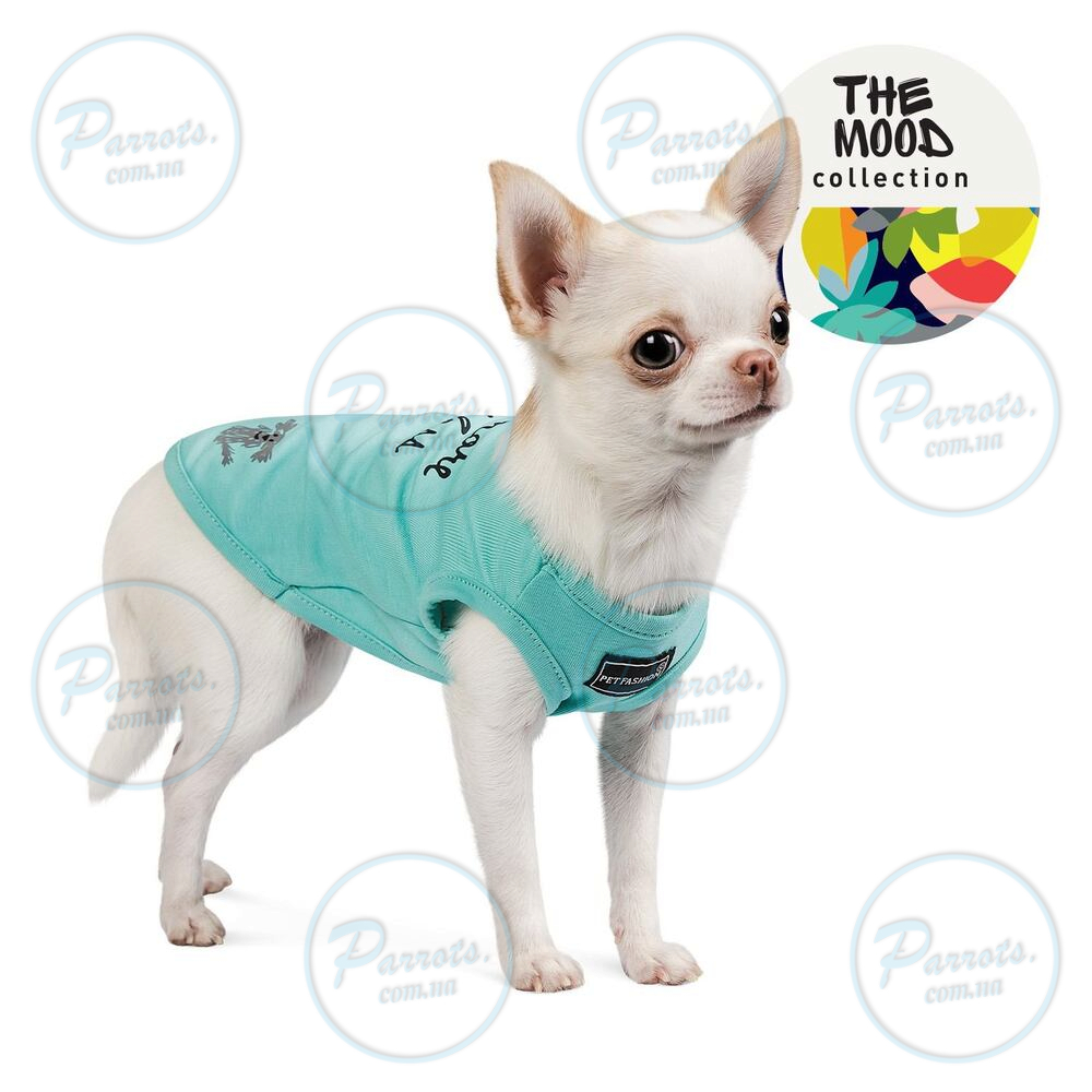 Борцовка Pet Fashion «Puppy» для собак, размер S, мятная