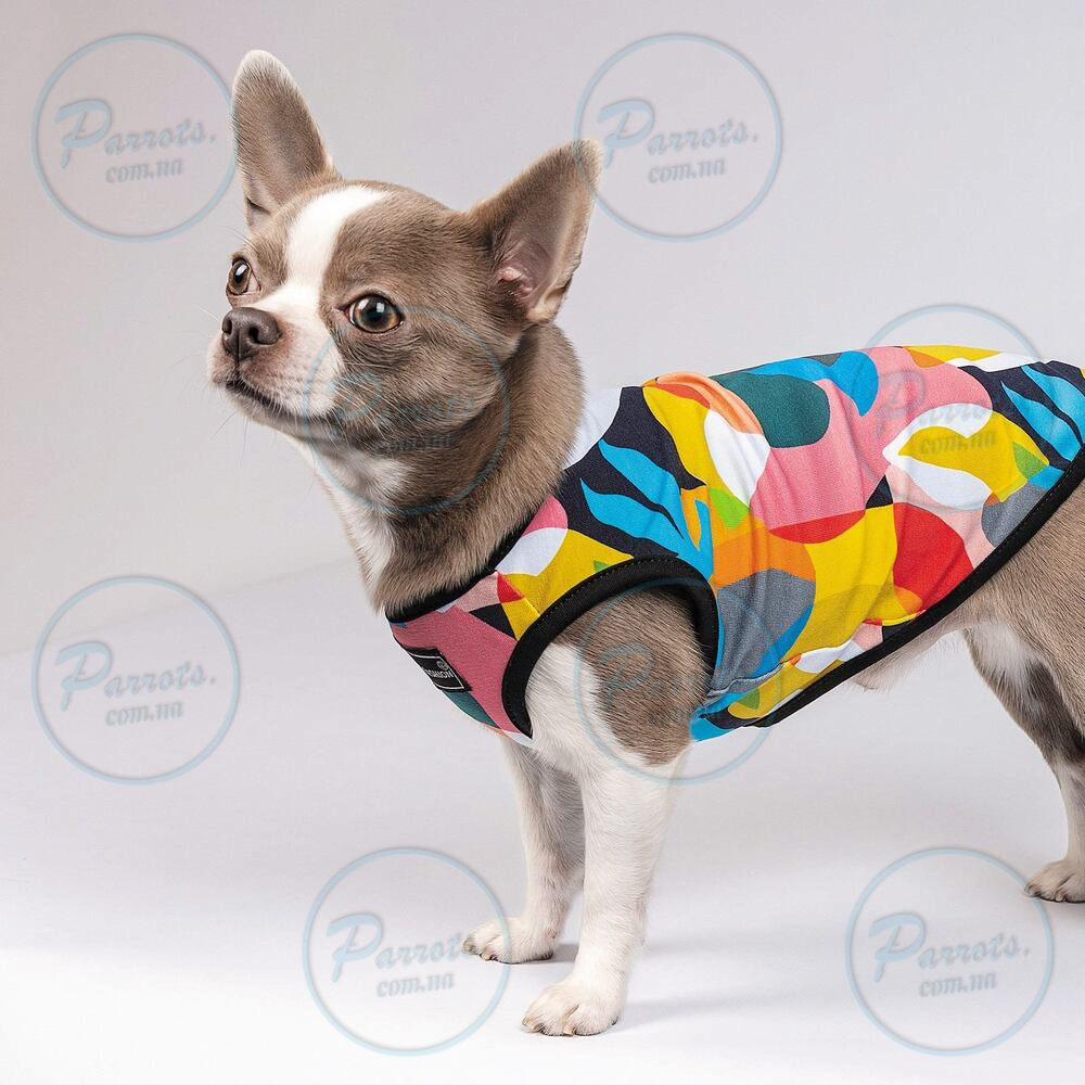 Борцівка Pet Fashion «Cool» для собак, розмір S, з принтом