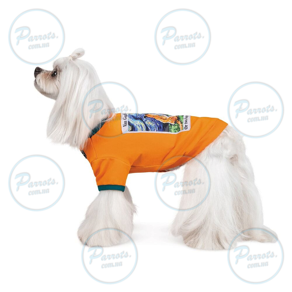 Футболка Pet Fashion «Art» для собак, розмір XS2, помаранчева