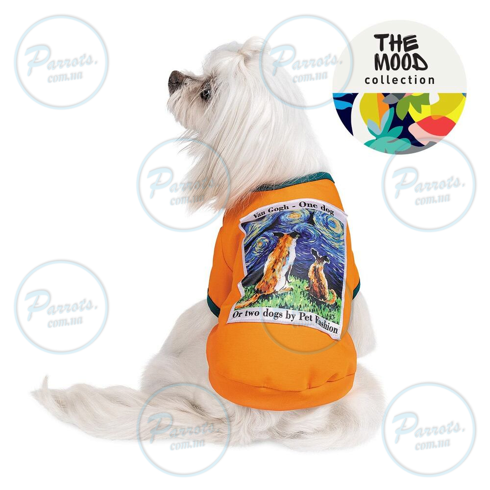 Футболка Pet Fashion «Art» для собак, розмір XS, помаранчева