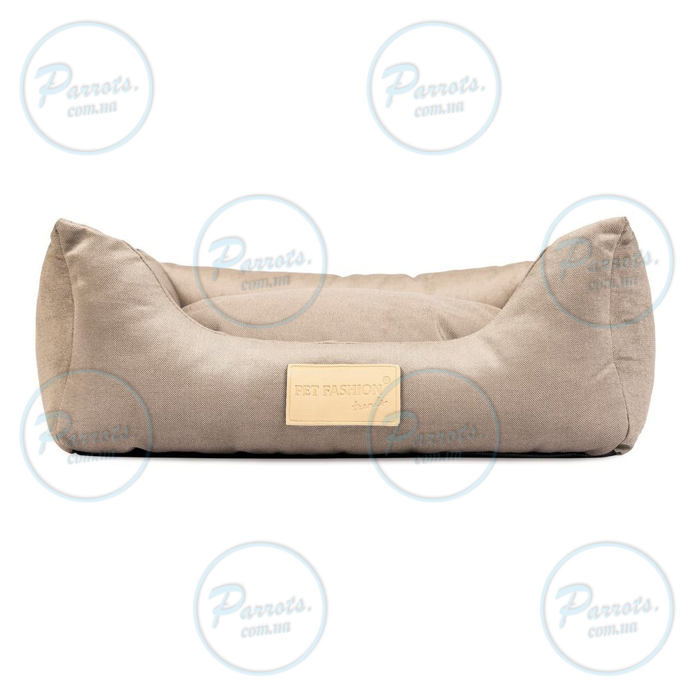 Лежак Pet Fashion «Molly» для собак та котів, 52х40х17 см, пісочний